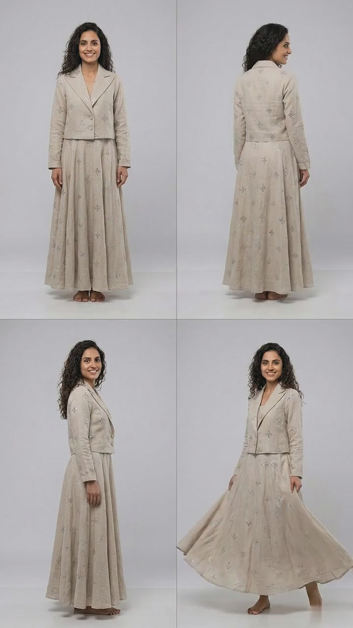 The "Twilight" Skirt Jacket Co-ord Set